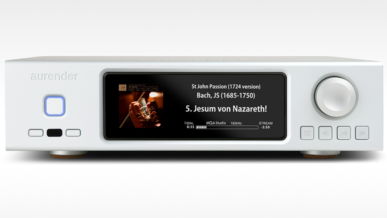 Aurender A1000 server/streamer with volume control